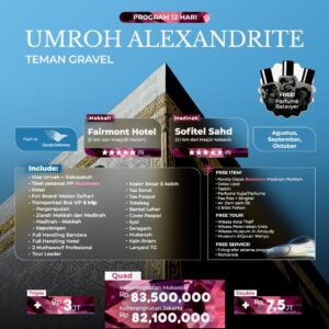 💎 PAKET UMROH ALEXANDRITE 12 HARI