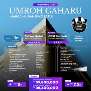 ✨ PAKET UMROH GAHARU 12 HARI